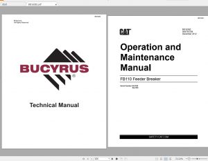 Caterpillar Feeder Breaker Operation & Maintenance Manuals PDF 2.33GB