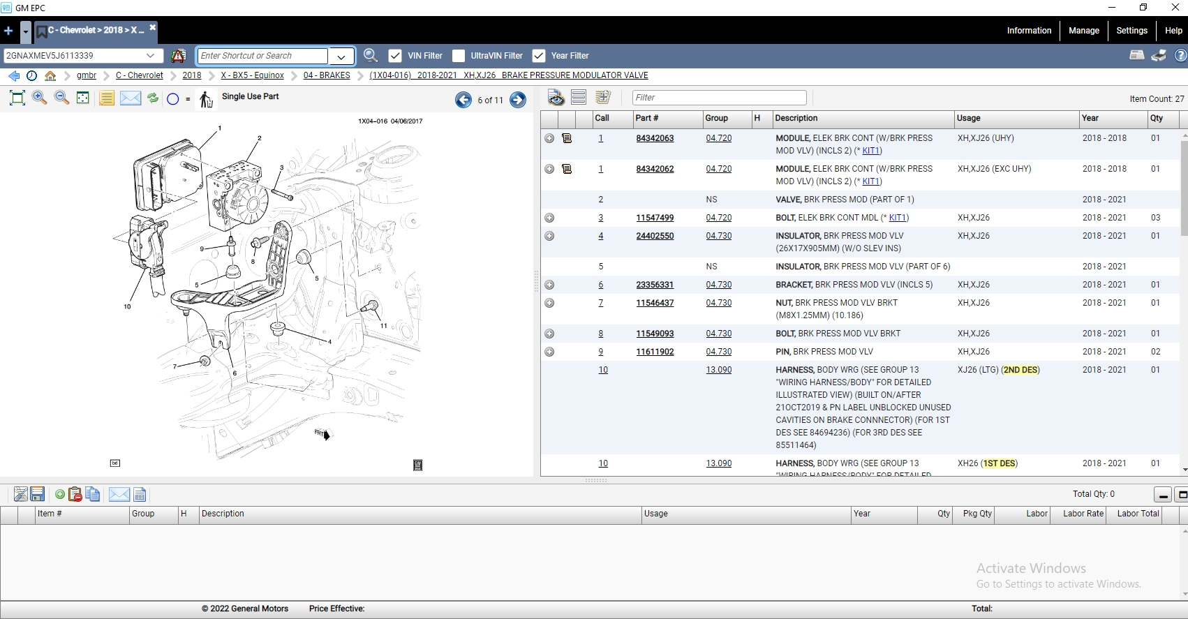 General Motors GMBR Brazil Parts Catalog EPC Update 02.2022