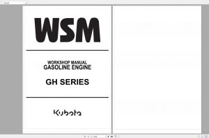 Kubota Diesel Engine Full Model Workshop Manual 4.27GB PDF