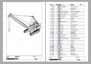 Liebherr HS HSG Crane Operating Manual, Parts Catalogue, Technical Information DVD