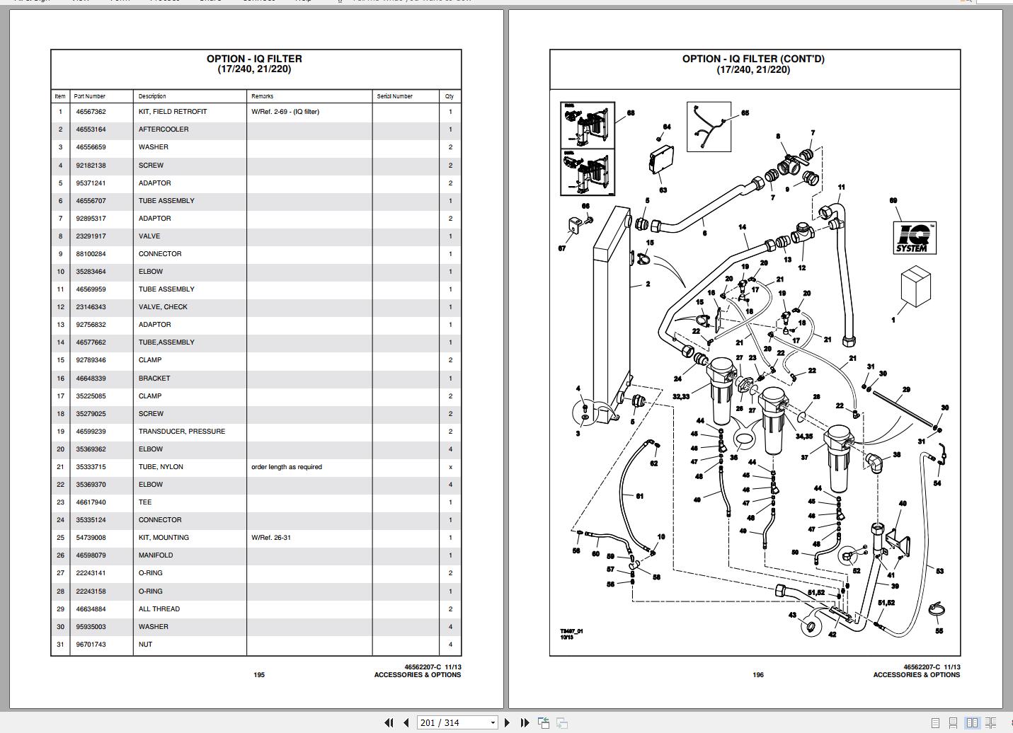 Ingersoll Rand 12/250 Parts Manual 2013 PDF