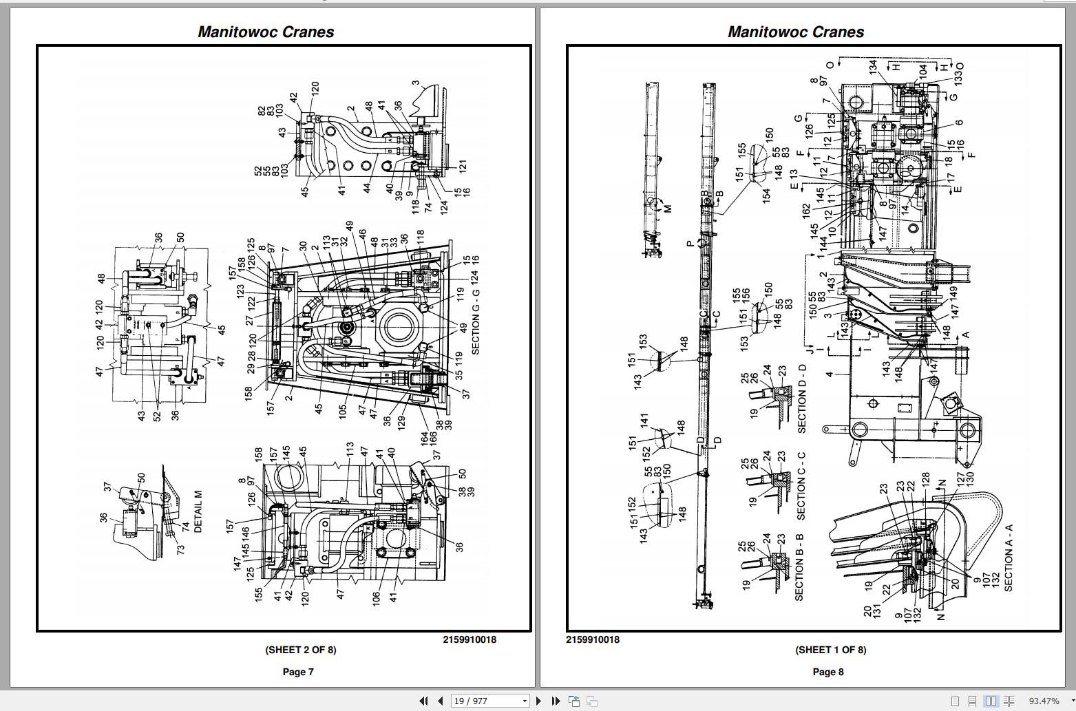 Grove RT640C Parts Catalog PDF