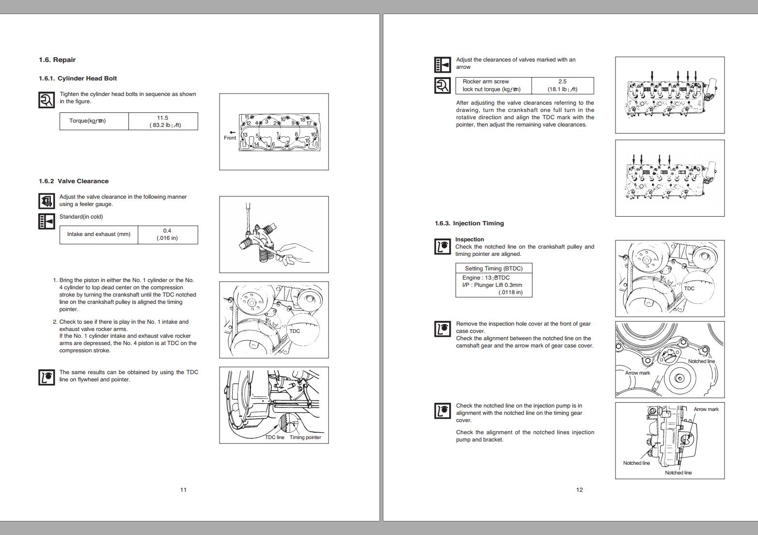 Daewoo Service Manual Engine DB33A SB2013E02 PDF