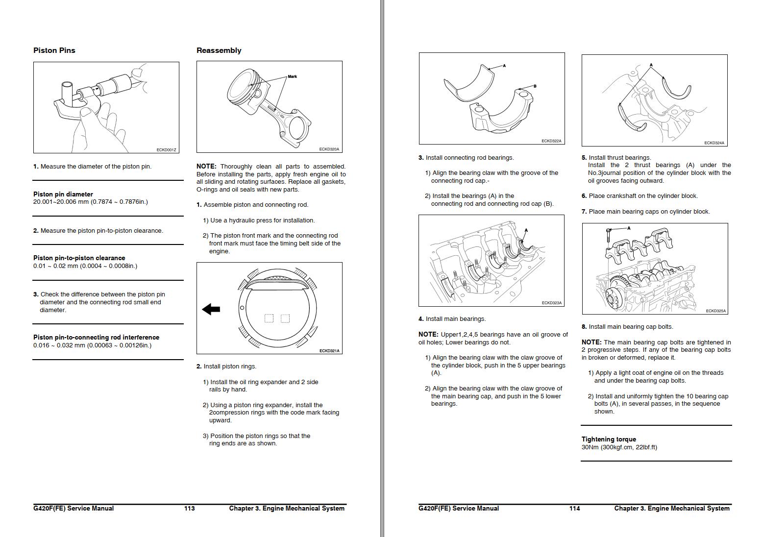 Daewoo Service Manuals D15G G18G SB4345E00