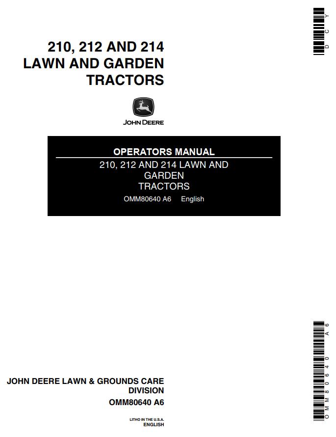thumbnail image 2 of John Deere LA Series Tractor Operators Instruction Manual - Genuine OEM JD Book 2 of 6