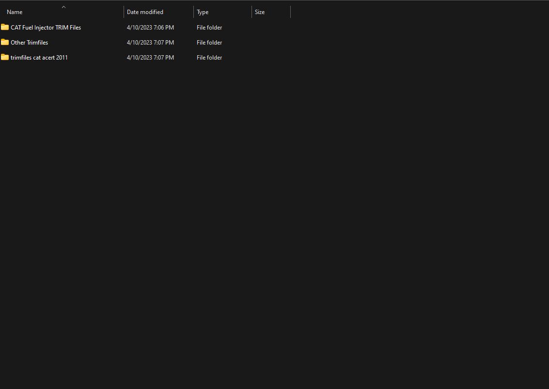CAT Trim Files 3.15MB Collection