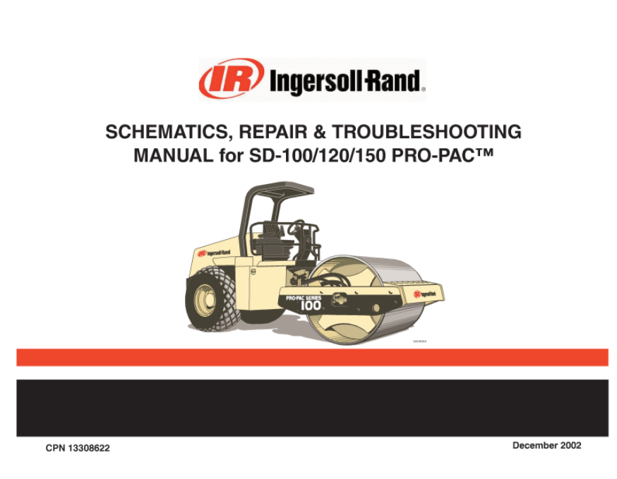 Ingersoll Rand SD100,120,150 ProPAC Schematic, Repair and Troubleshooting