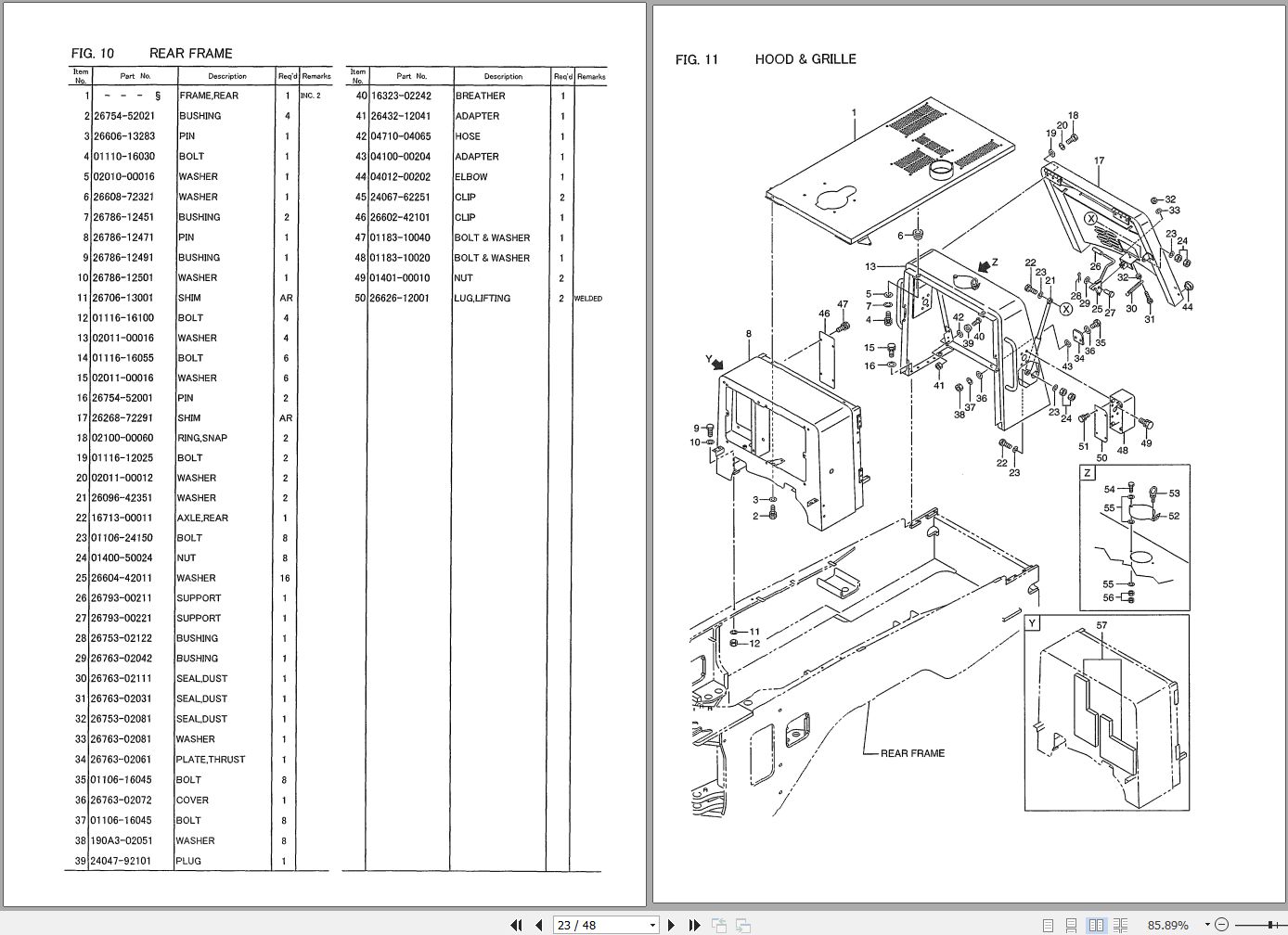 TCM L353 Wheel Loader Parts Catalogue Supplement PW671G3A PDF