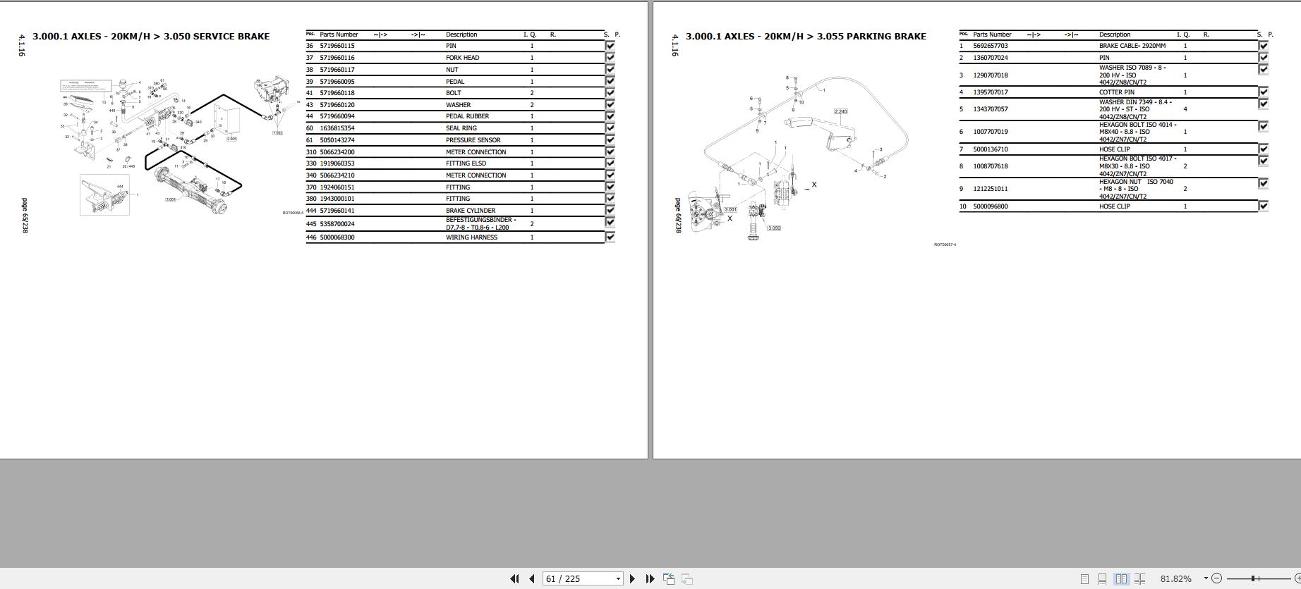 Yanmar V100 Wheel Loader Parts Catalog CP556ENWL00200 PDF