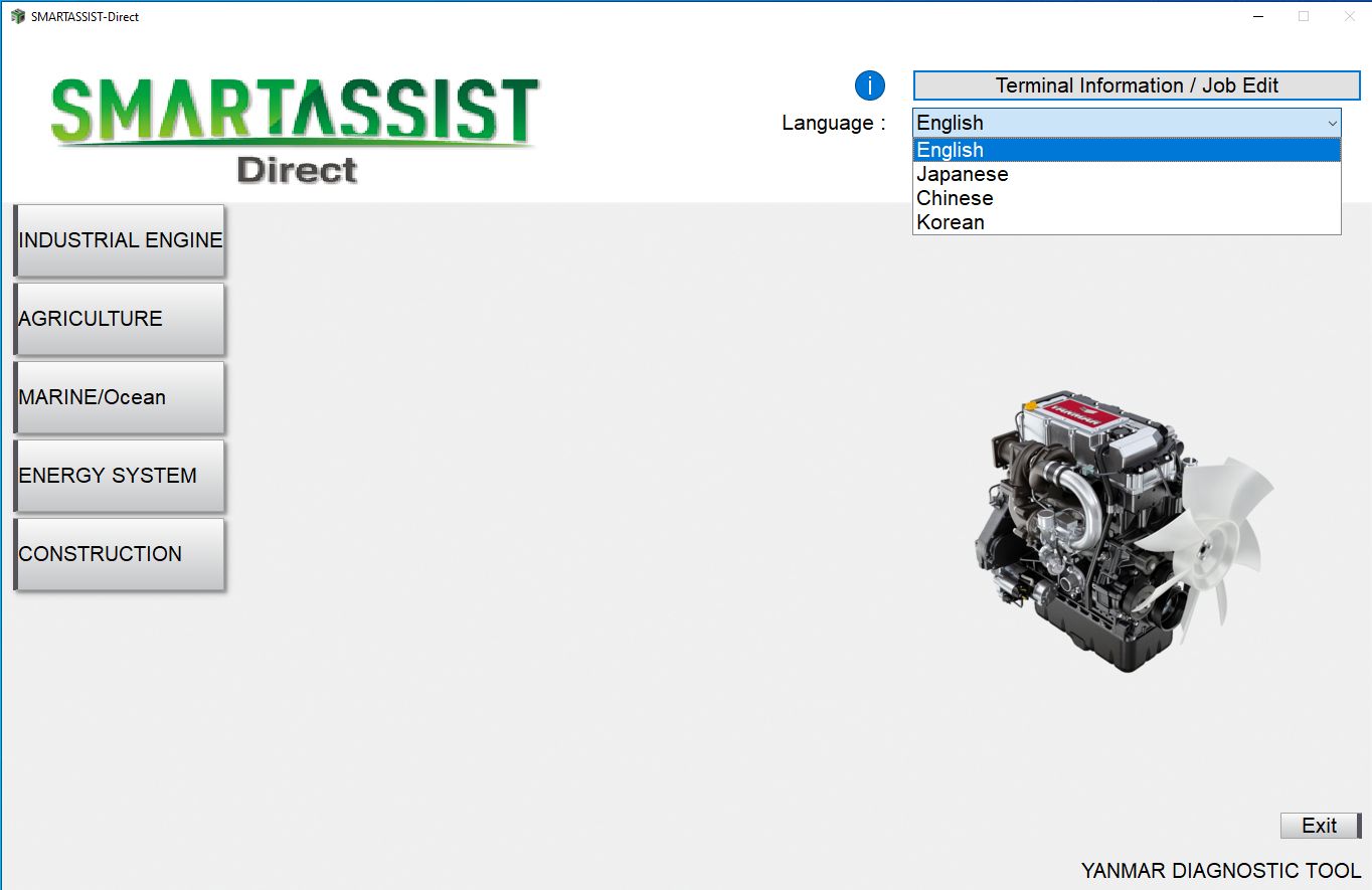 Diagnostic Yanmar Smart Assist V2.40 10.2023 Active PC