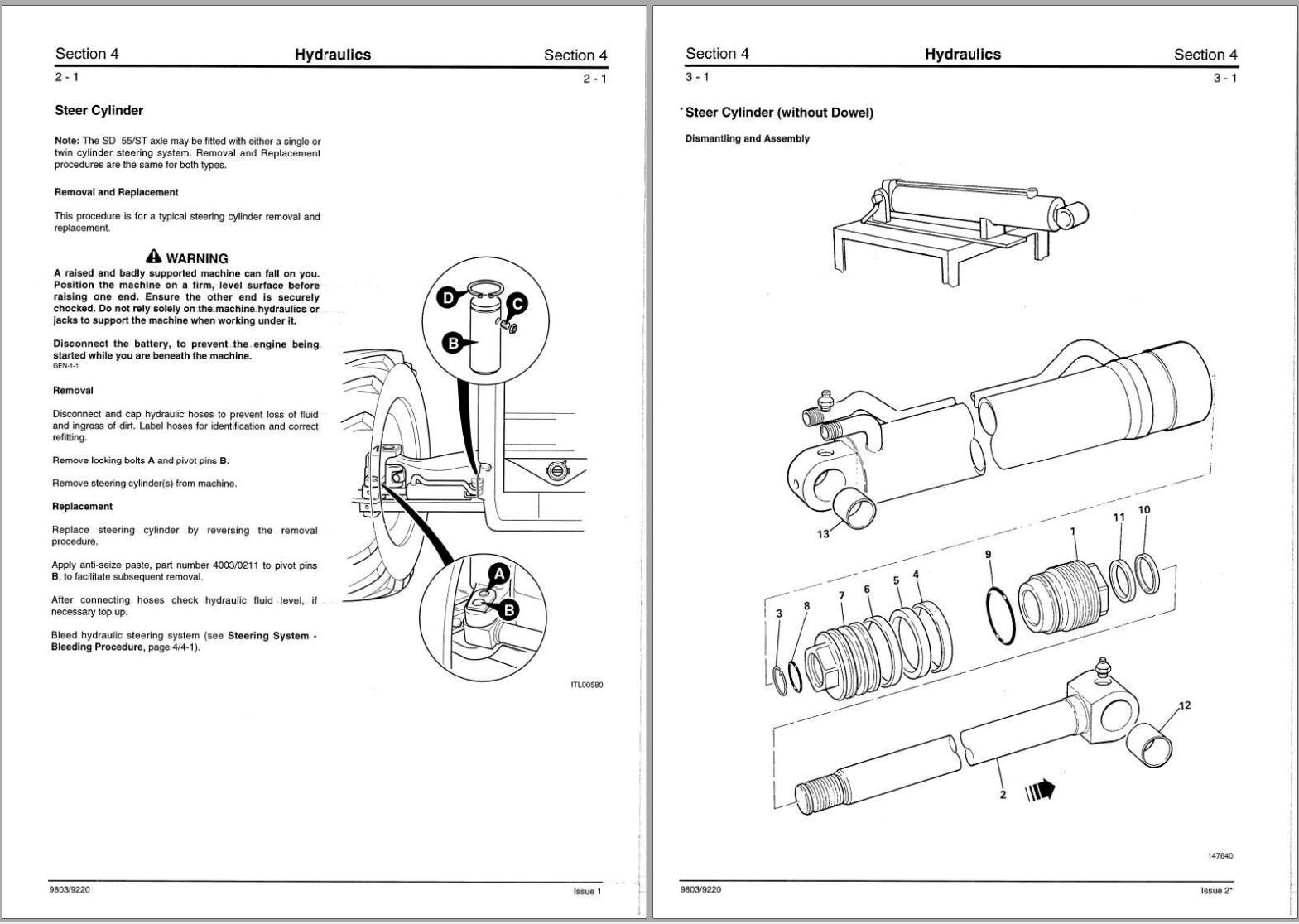 International Transmissions SD55_ST Axle Service Manual PDF