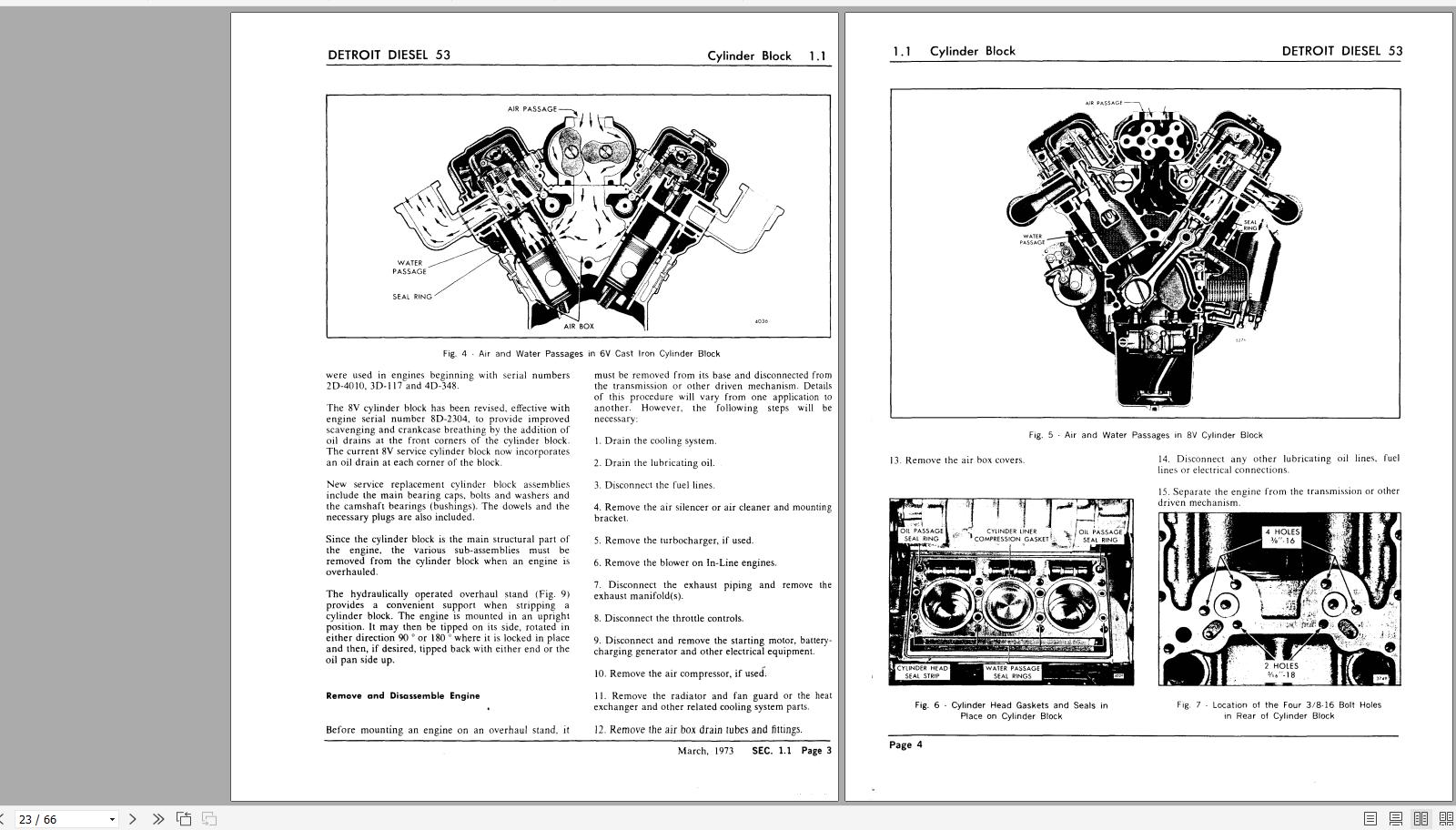 Detriot Service Routine Detroit Engines 4.1GB Heavy Duty Troubleshooting & Service Manual PDF