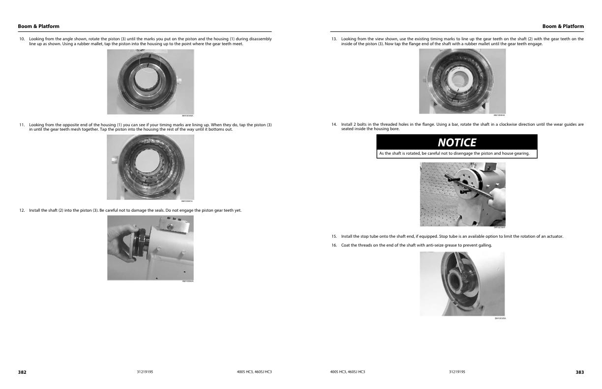JLG 400S HC3 460SJ HC3 Service Maintenance Manual 31219195 2022 PVC