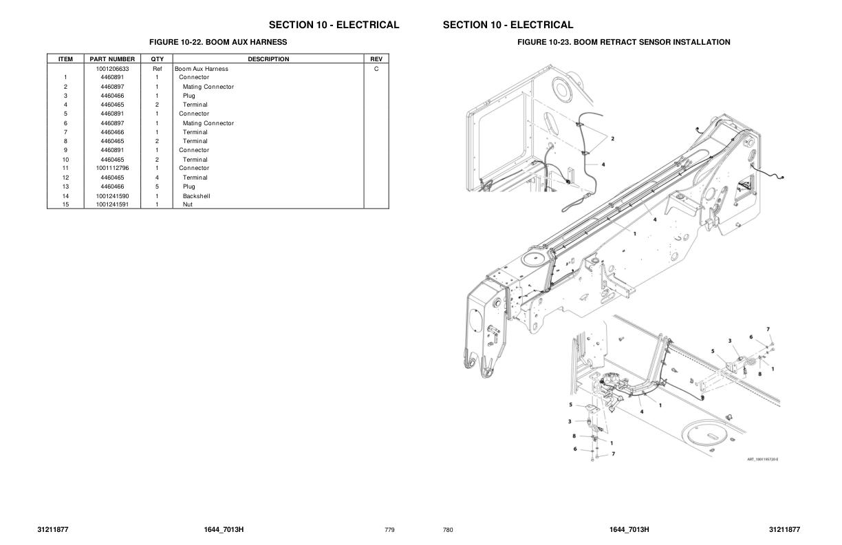 JLG 1644 7013H Parts Catalog 31211877 2023 PVC 2205 PDF