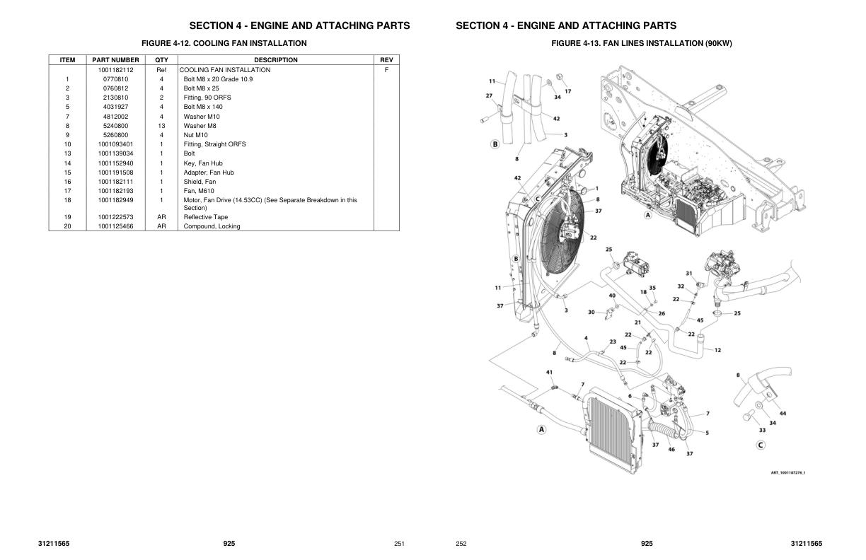 JLG 925 Parts Catalog 31211565 2023 PVC 2011 PDF