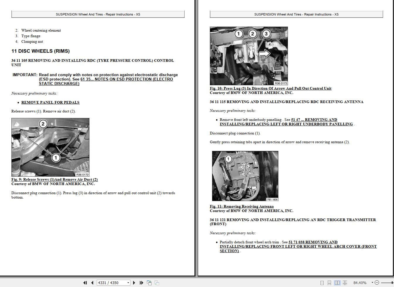 2007-2013 BMW X5 E70 Wiring Diagrams & Service Repair Manual PDF