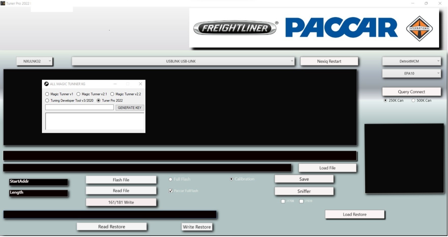 Freightliner Paccar International Magic Tuner Pro 2022 Active PC