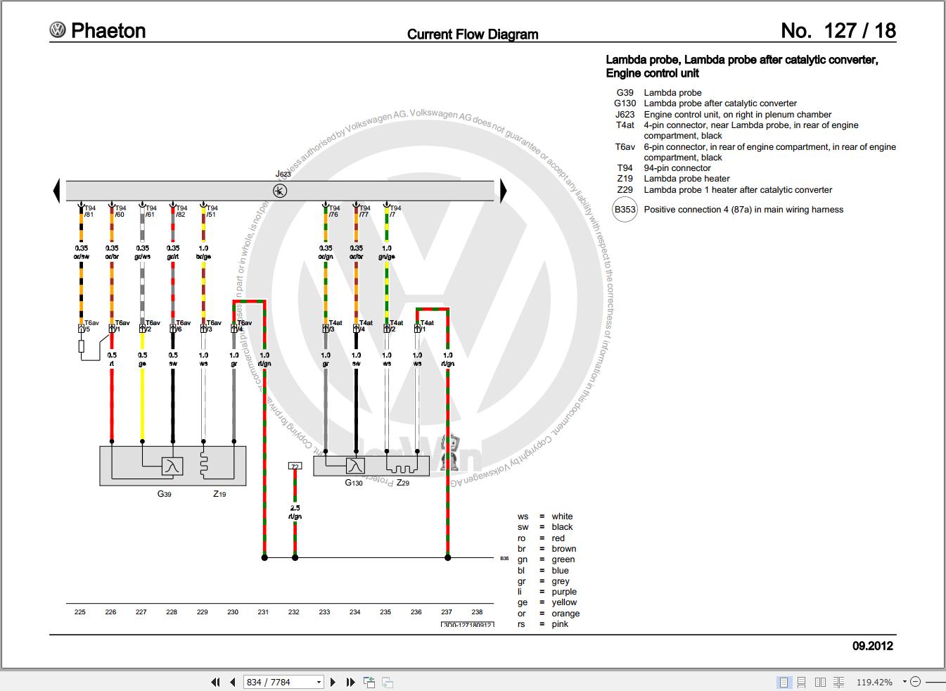 20012010 Volkswagen Phaeton Wiring Diagrams and Manual PDF