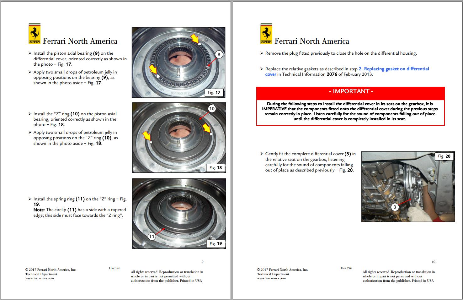 Ferrari 7DCL750 Gearbox Repair Manual PDF