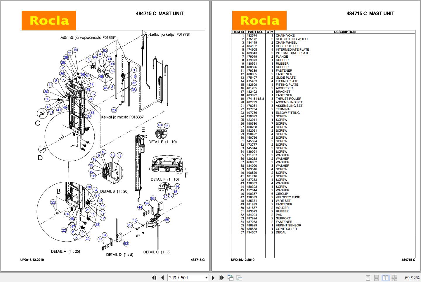 Stacker Rocla TTS-121D, 1985 - PS Auction - We value the future ...