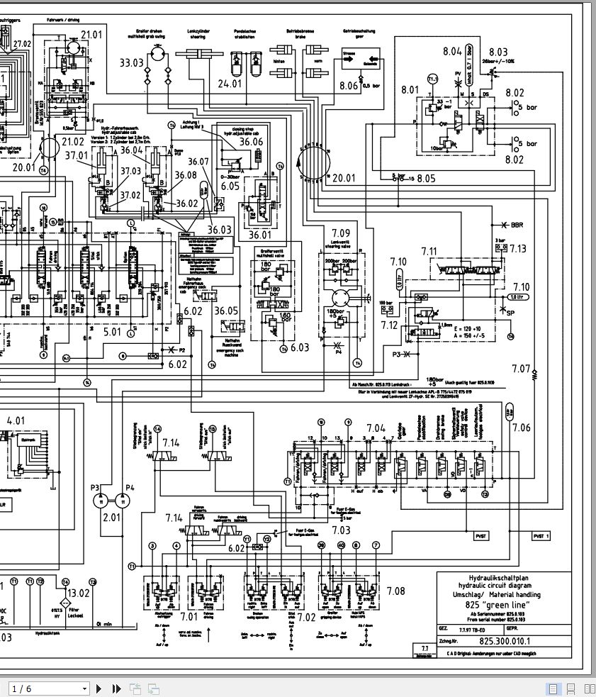 Sennebogen 825 825.0.229 Material Handler Electric and Hydraulic