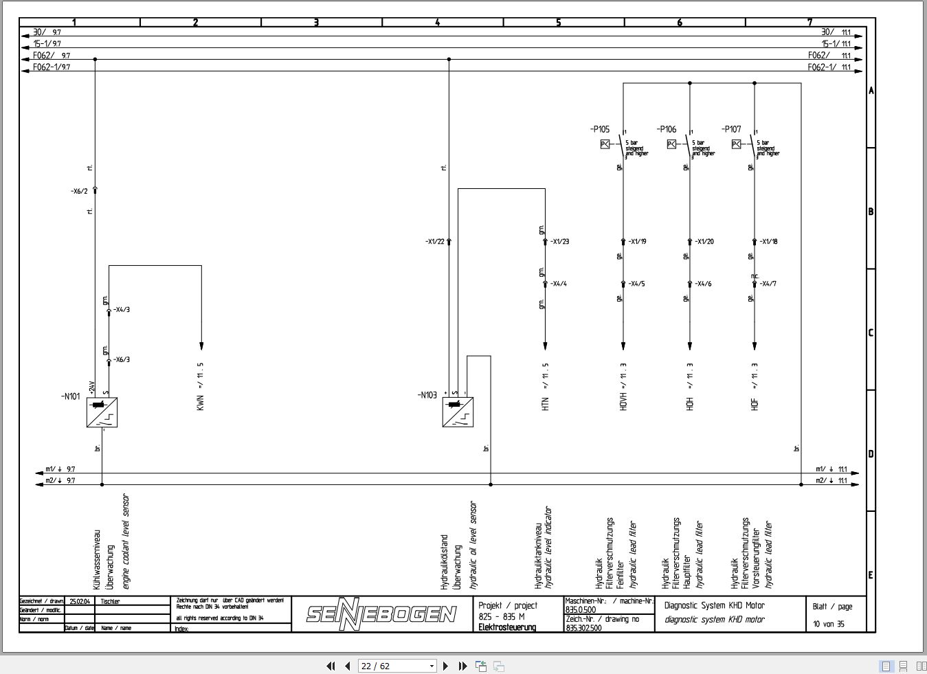 Sennebogen 835 835.0.500 Material Handler Electric and Hydraulic
