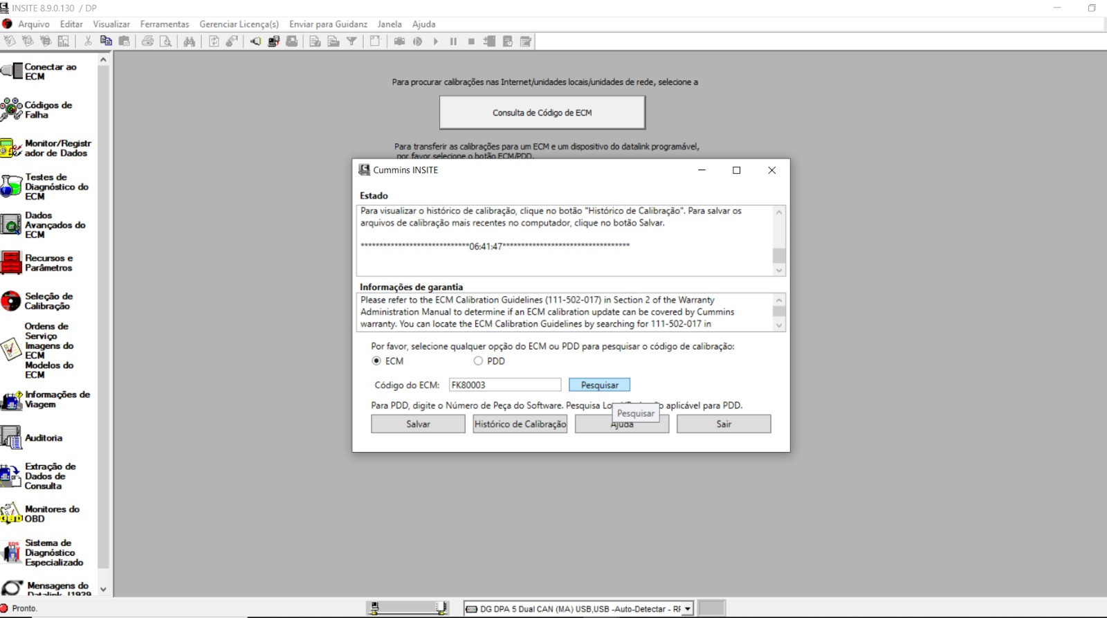 Cummins INSITE 9.1.1.92  Diagnostic Software Active PC