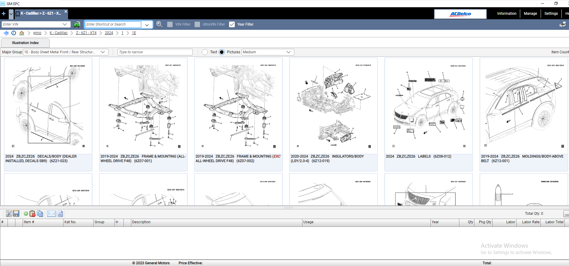 GMIO EPC 06.2025 – Spare Parts Catalog for GM Vehicles