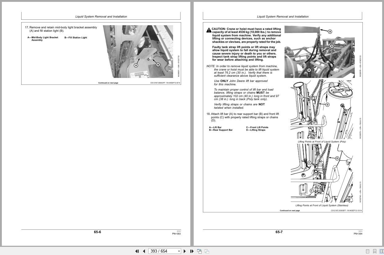John Deere R4030 R4038 Sprayer Operators Manual OMN405930 PDF