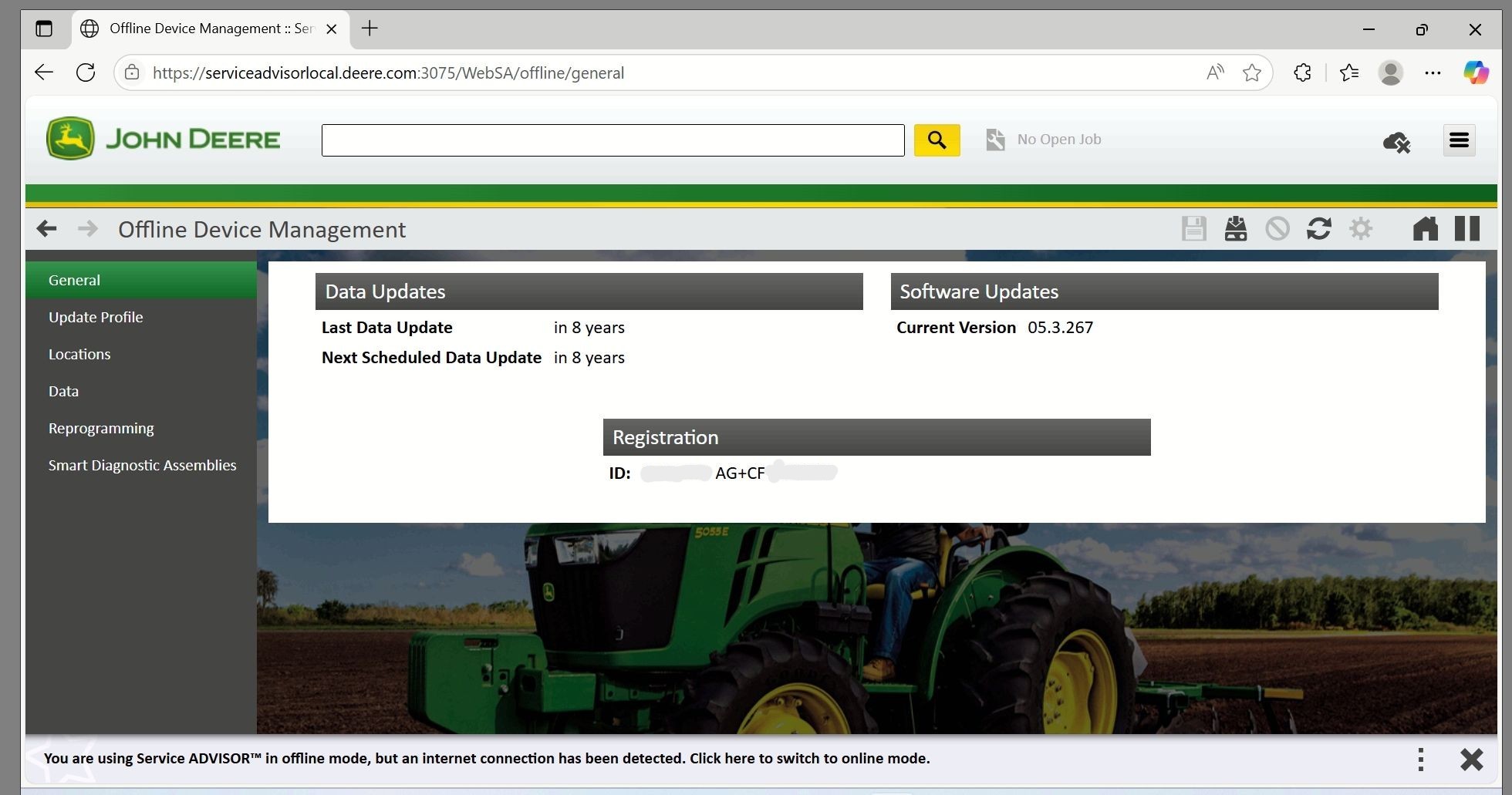 John Deere Service Advisor 5.3.267 Construction 06.2025 Active PC