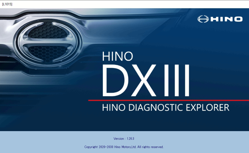 Hino DX3 1.26.3 Diagnostic Solution Active PC