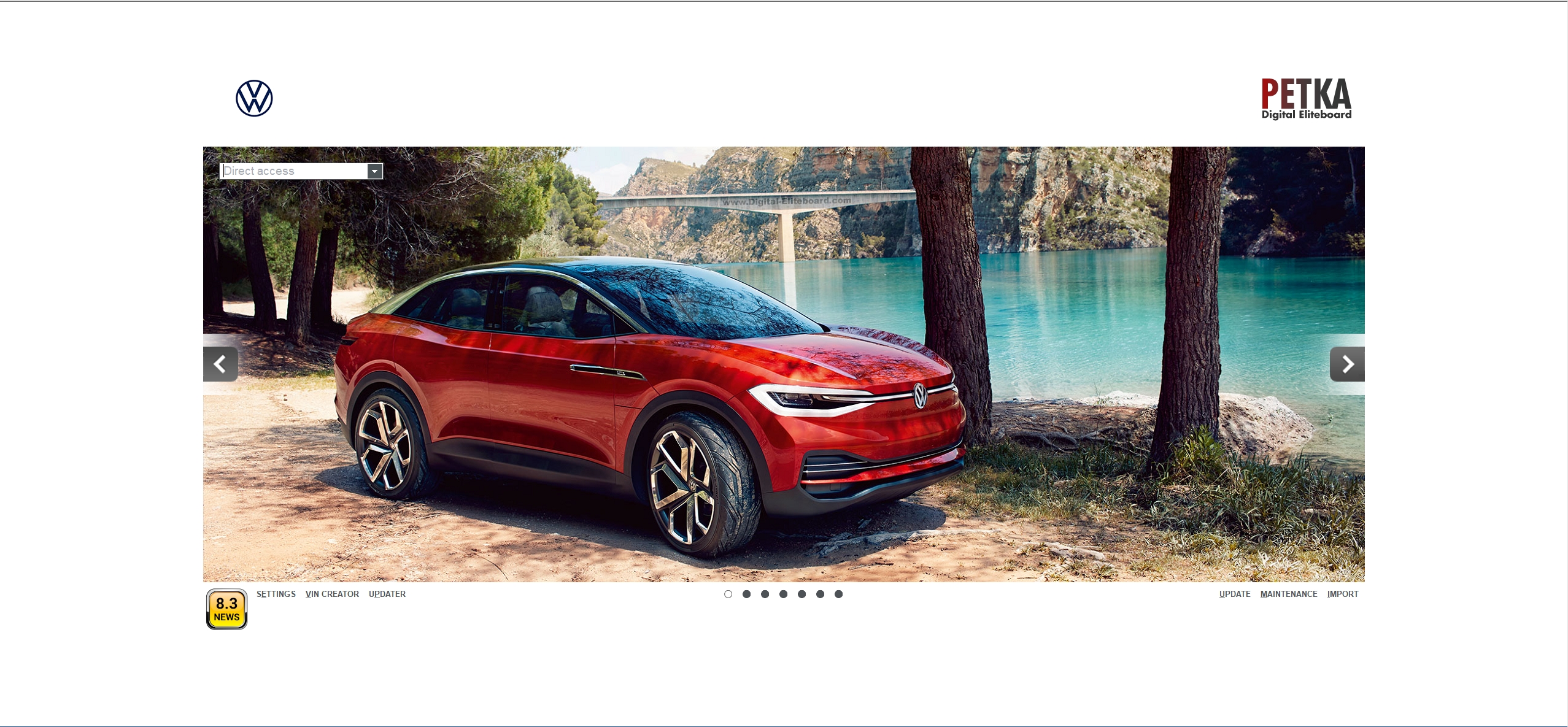 Volkswagen Car EPC 8.3 07.2026 1663 Spare Parts Catalog – VMware